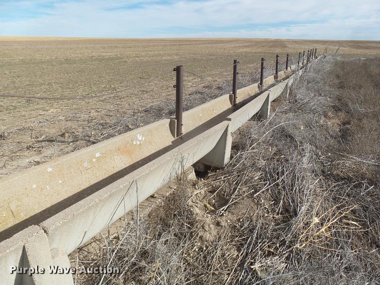 image for item DC8378 Approximately 18 concrete feed bunks