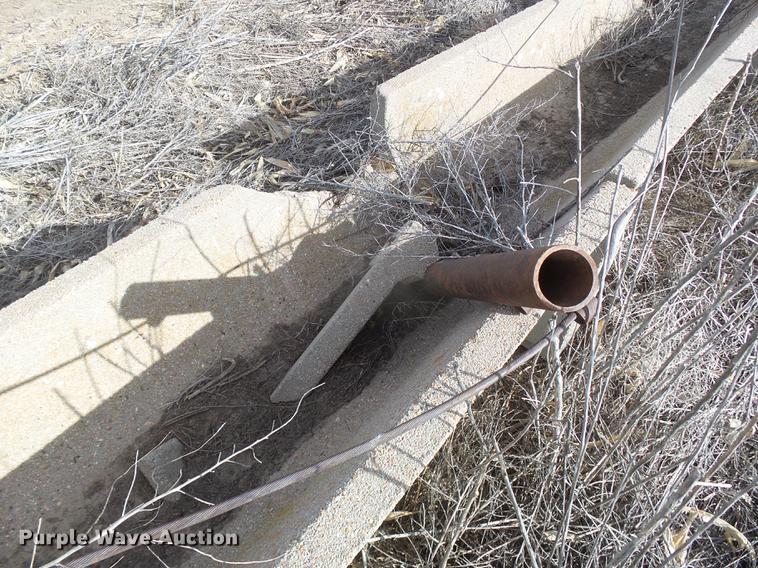 image for item DC8378 Approximately 18 concrete feed bunks