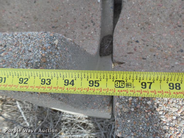 image for item DC8378 Approximately 18 concrete feed bunks