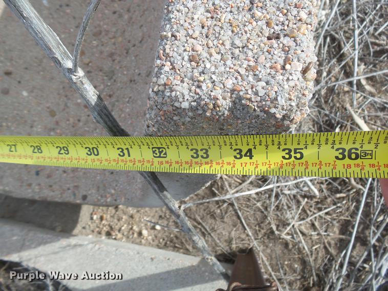 image for item DC8378 Approximately 18 concrete feed bunks