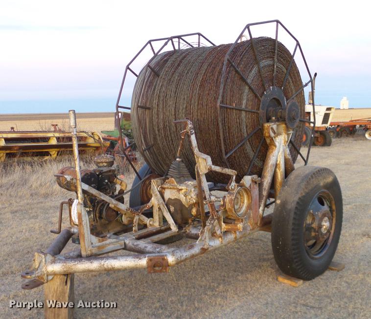image for item DD1375 Shop built wire roller trailer