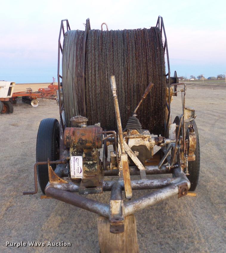 image for item DD1375 Shop built wire roller trailer