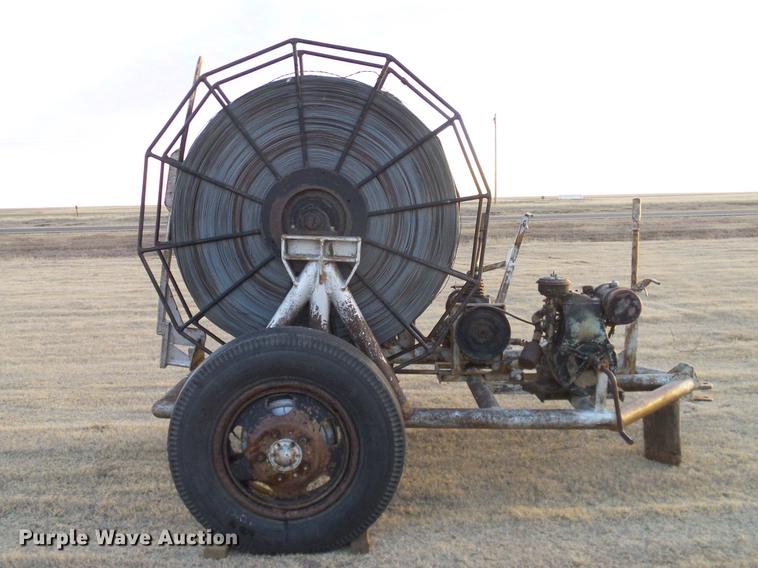 image for item DD1375 Shop built wire roller trailer