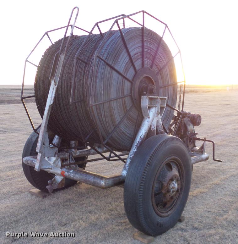 image for item DD1375 Shop built wire roller trailer