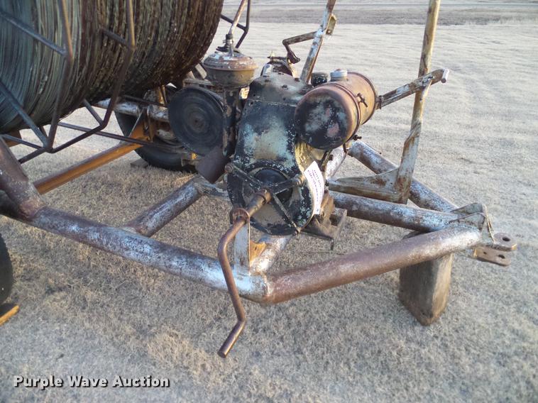 image for item DD1375 Shop built wire roller trailer