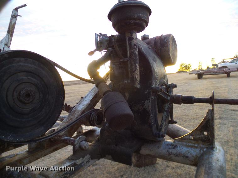 image for item DD1375 Shop built wire roller trailer