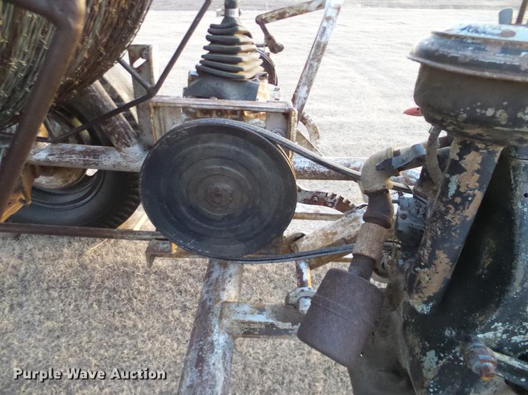 image for item DD1375 Shop built wire roller trailer