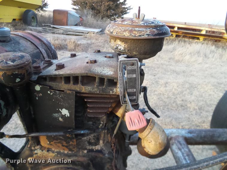 image for item DD1375 Shop built wire roller trailer