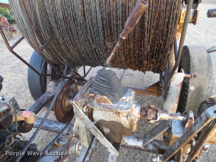 image for item DD1375 Shop built wire roller trailer