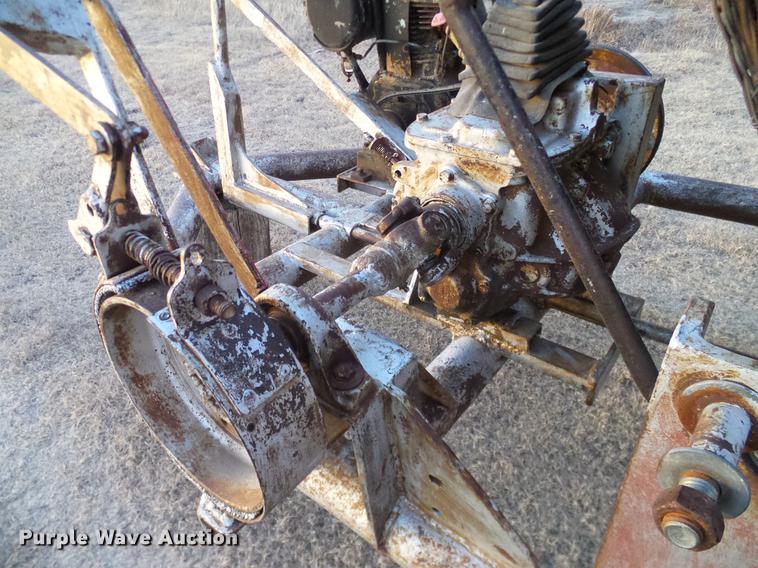 image for item DD1375 Shop built wire roller trailer