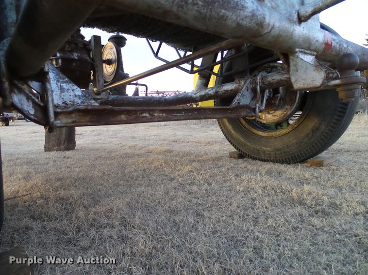 image for item DD1375 Shop built wire roller trailer