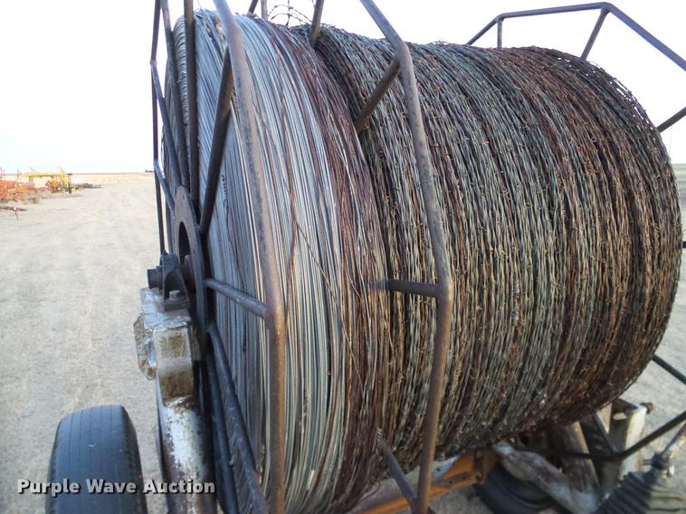 image for item DD1375 Shop built wire roller trailer