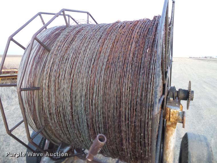 image for item DD1375 Shop built wire roller trailer