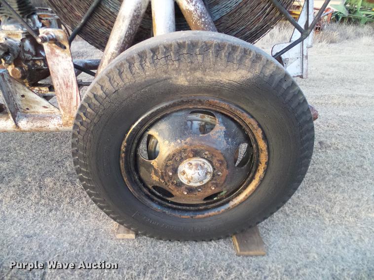 image for item DD1375 Shop built wire roller trailer