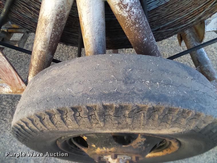 image for item DD1375 Shop built wire roller trailer