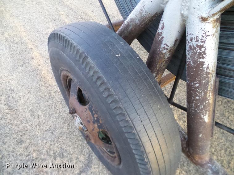 image for item DD1375 Shop built wire roller trailer