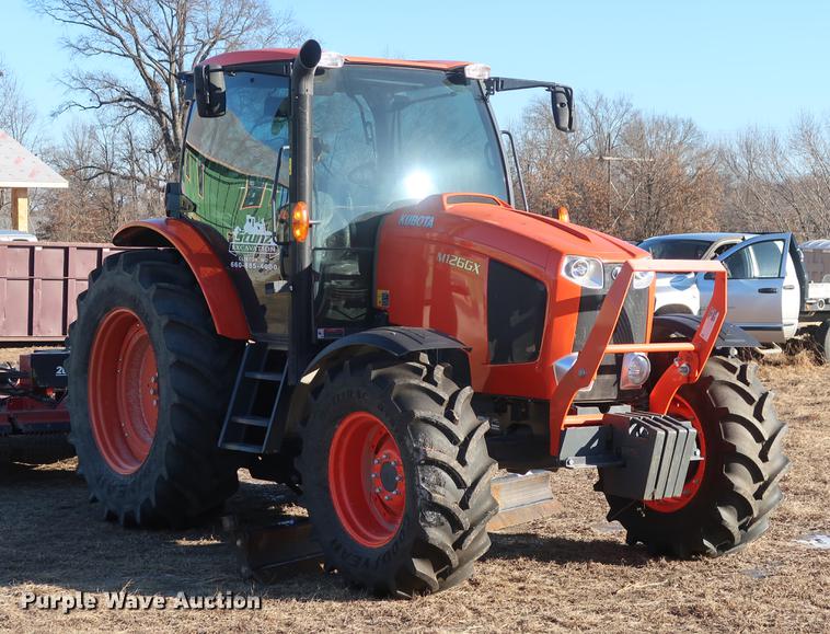 image for item DD9578 2016 Kubota M126GX MFWD tractor