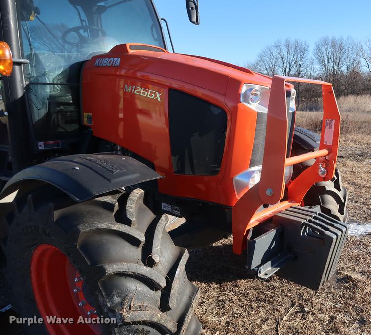 image for item DD9578 2016 Kubota M126GX MFWD tractor