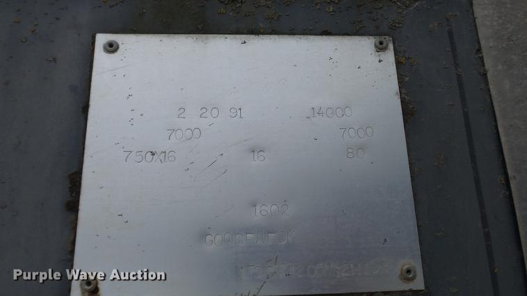 image for item EC9500 1991 Titan livestock trailer