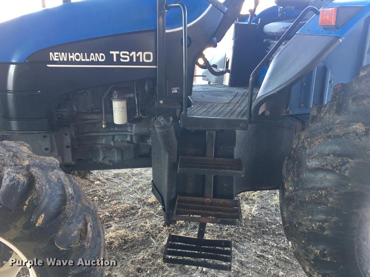 image for item G1024 2001 New Holland TS110 MFWD tractor