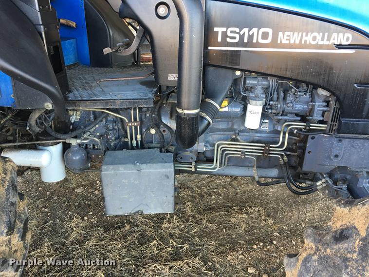image for item G1024 2001 New Holland TS110 MFWD tractor