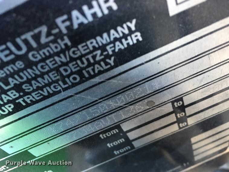 image for item G1025 2001 Deutz Fahr Agrolux 70 MFWD tractor