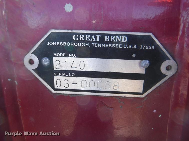 image for item J5530 Great Bend 2140 loader