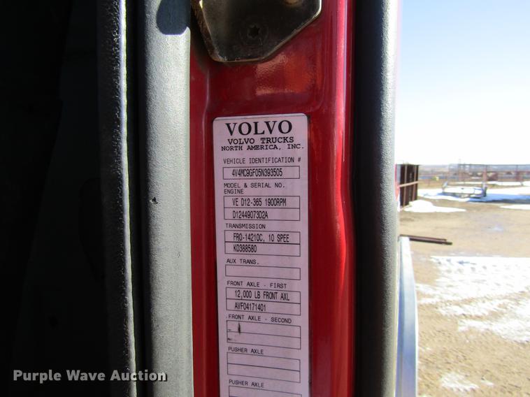 image for item DB6657 2005 Volvo VNM semi truck