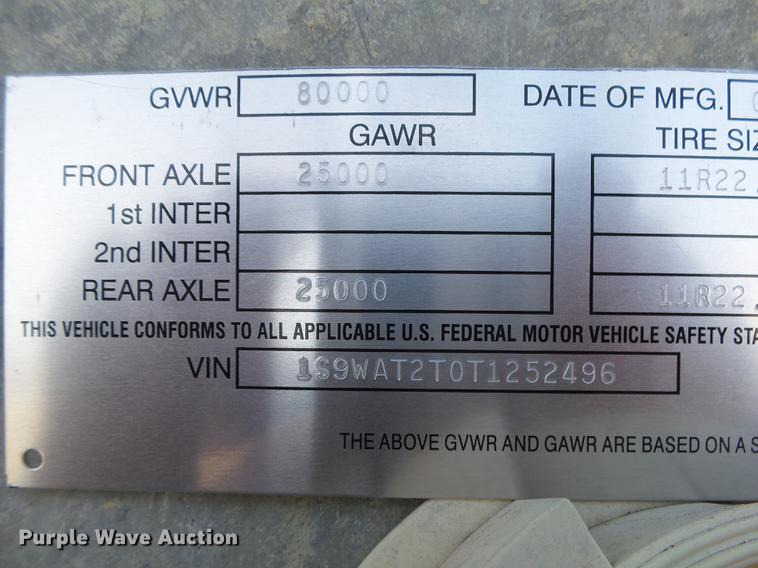 image for item DB7311 1996 Steco AWO walking floor trailer