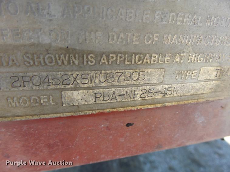 image for item DB9801 1995 Fruehauf flatbed trailer