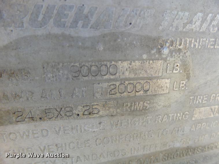 image for item DB9801 1995 Fruehauf flatbed trailer