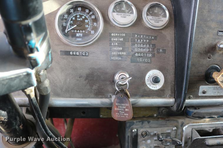 image for item DC3556 1982 Peterbilt 359 gin pole truck