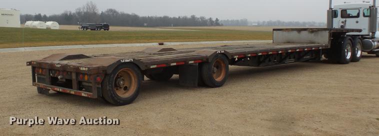 image for item DC4744 1996 Trail King TK70L06-A82 drop deck trailer
