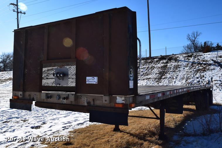 image for item DC7744 1995 Transcraft Eagle W248X102 flatbed trailer
