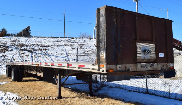 image for item DC7744 1995 Transcraft Eagle W248X102 flatbed trailer