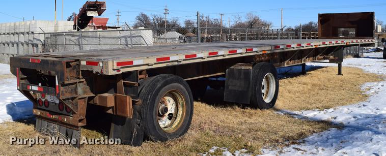 image for item DC7744 1995 Transcraft Eagle W248X102 flatbed trailer