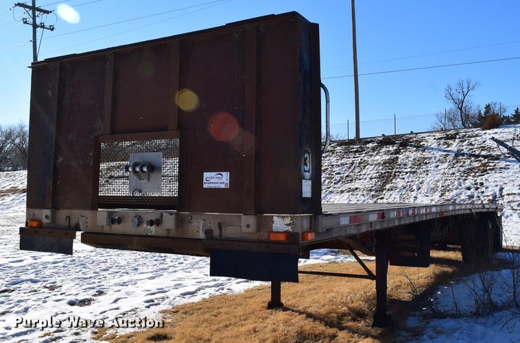 image for item DC7744 1995 Transcraft Eagle W248X102 flatbed trailer