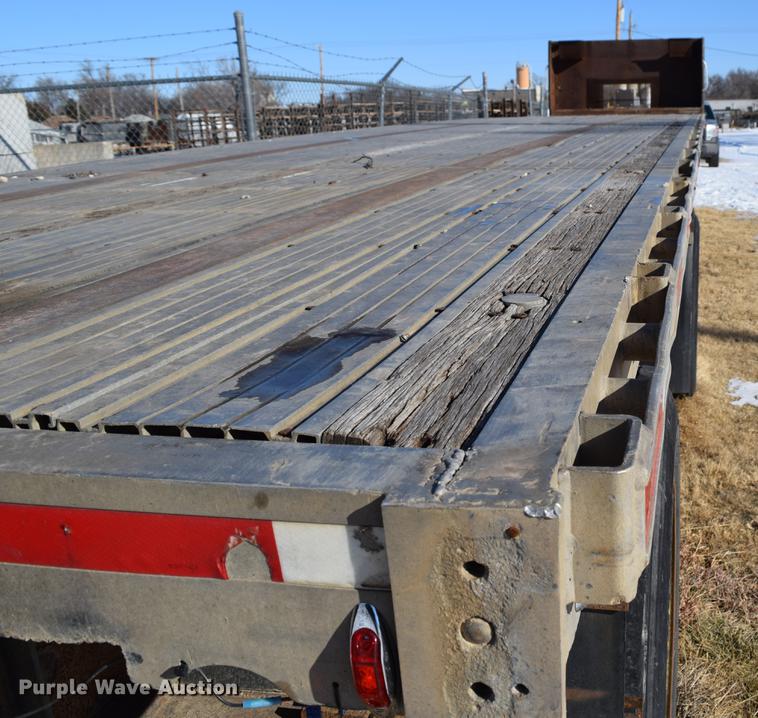 image for item DC7744 1995 Transcraft Eagle W248X102 flatbed trailer