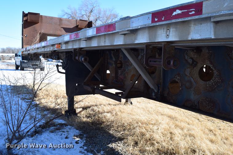 image for item DC7744 1995 Transcraft Eagle W248X102 flatbed trailer