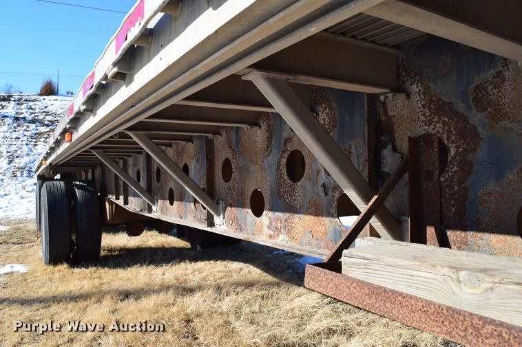 image for item DC7744 1995 Transcraft Eagle W248X102 flatbed trailer