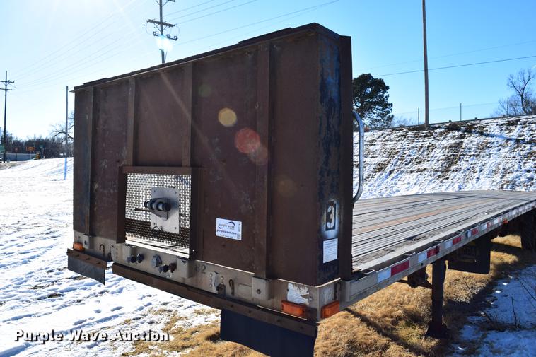image for item DC7744 1995 Transcraft Eagle W248X102 flatbed trailer