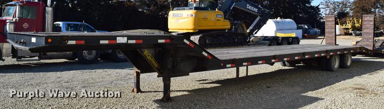 image for item DC7748 2008 Kaufman R25TON drop deck equipment trailer
