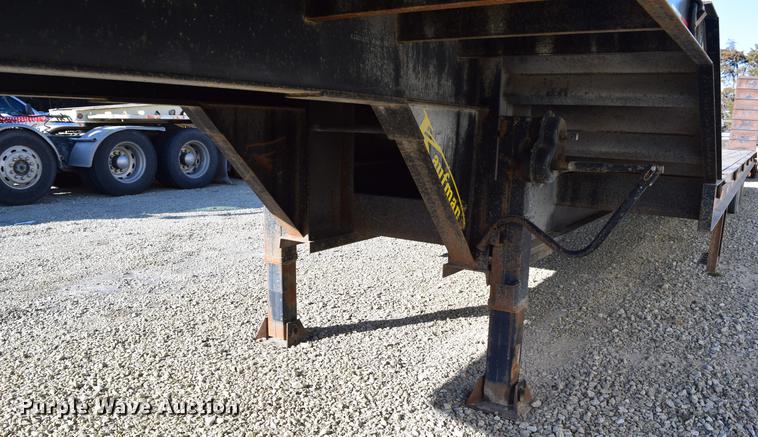 image for item DC7748 2008 Kaufman R25TON drop deck equipment trailer