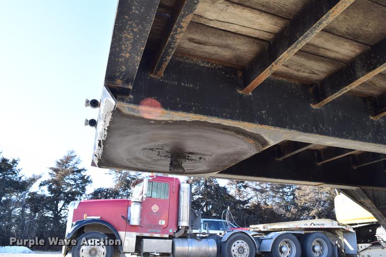 image for item DC7748 2008 Kaufman R25TON drop deck equipment trailer