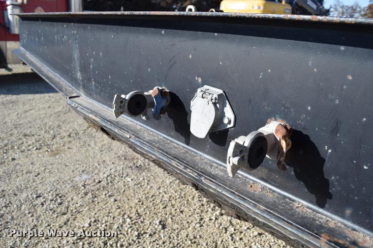 image for item DC7748 2008 Kaufman R25TON drop deck equipment trailer