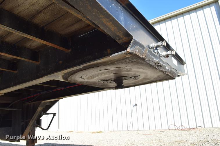 image for item DC7748 2008 Kaufman R25TON drop deck equipment trailer