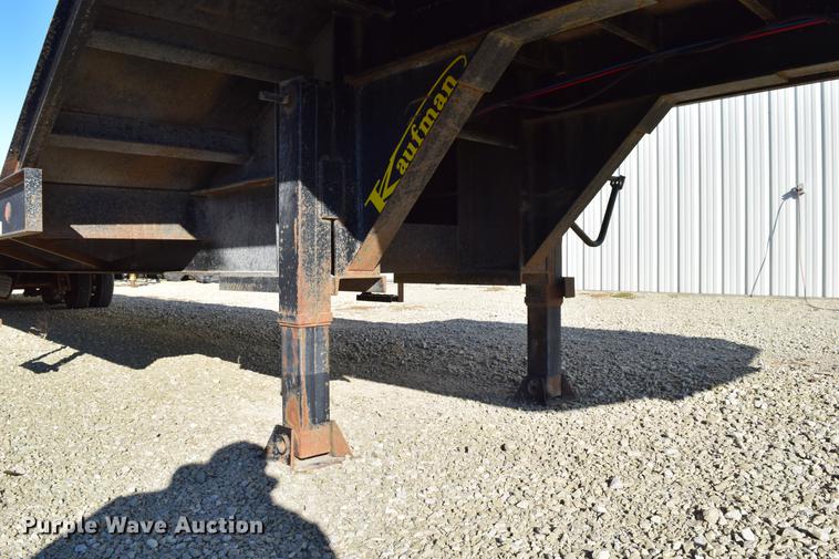 image for item DC7748 2008 Kaufman R25TON drop deck equipment trailer