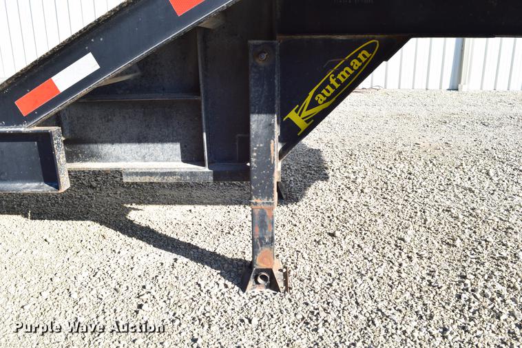 image for item DC7748 2008 Kaufman R25TON drop deck equipment trailer