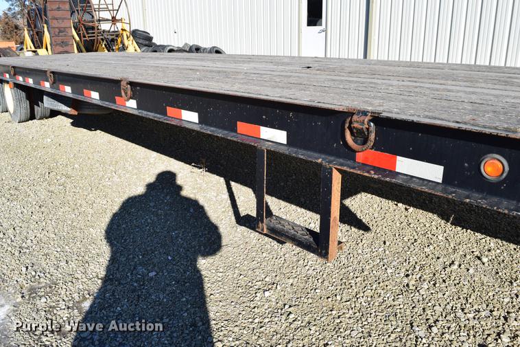 image for item DC7748 2008 Kaufman R25TON drop deck equipment trailer