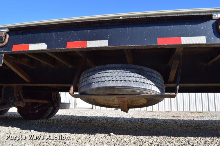 image for item DC7748 2008 Kaufman R25TON drop deck equipment trailer
